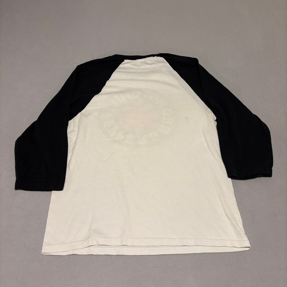 Vintage Red Hot Chili Peppers Raglan Baseball Tee Mens Small Black White Anvil - Picture 6 of 8